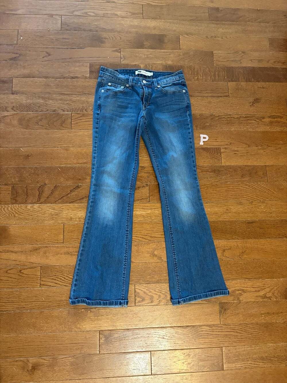 Levi's 518 Bootcut Jeans Size 5 Blue Denim